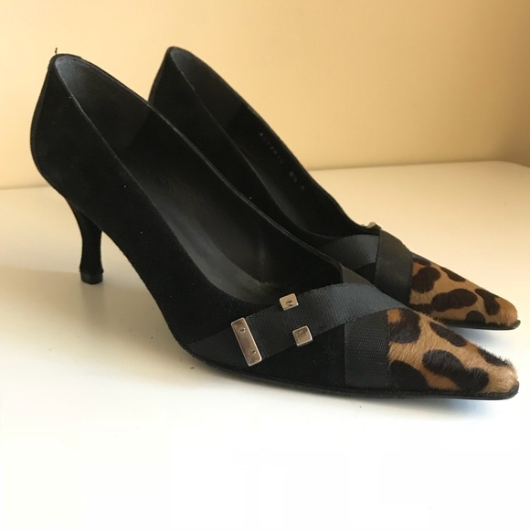 stuart weitzman animal print shoes